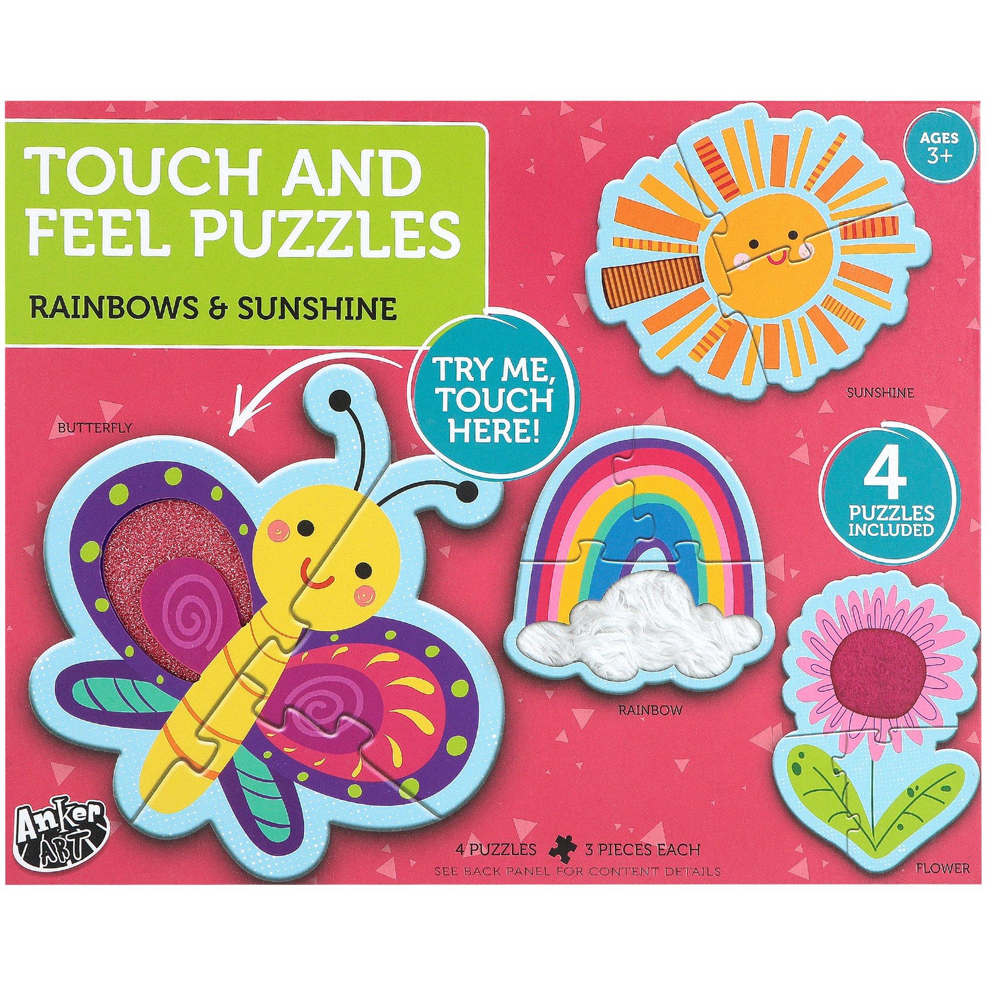 Touch and Feel Puzzles Rainbow & Sunshine