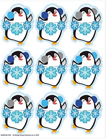 WINTER PINGUINS STICKERS