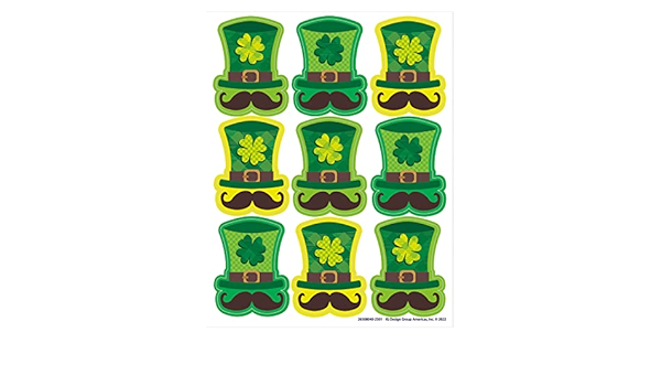 ST. PATS HATS STICKERS