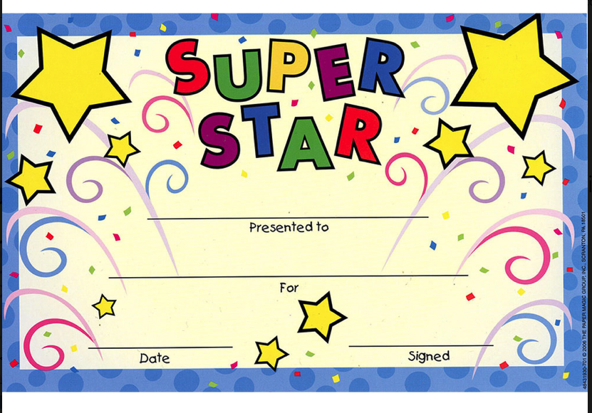 SUPER STAR AWARD