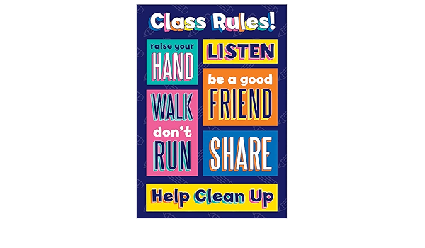 CLASS RULES POSTER