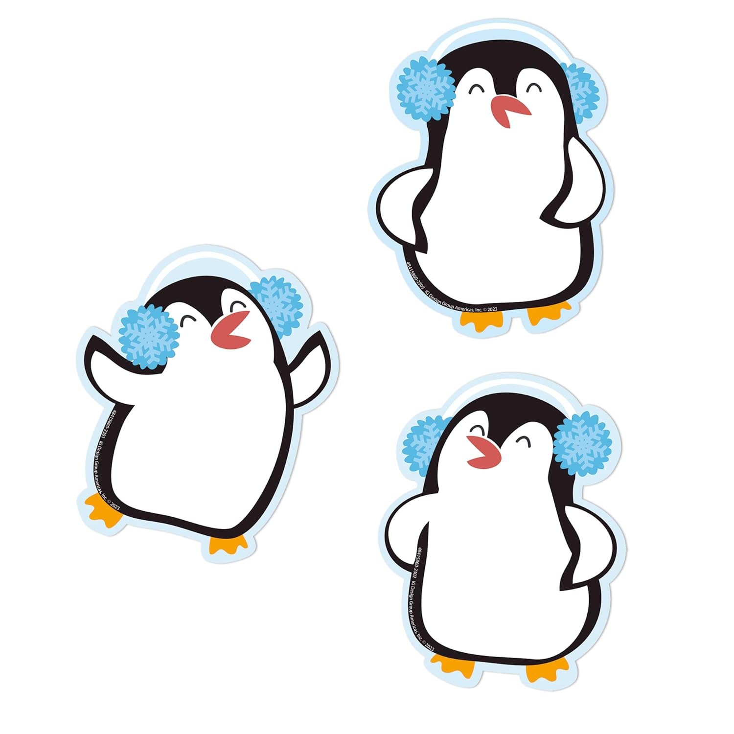 WINTER PINGUINS CUT OUTS