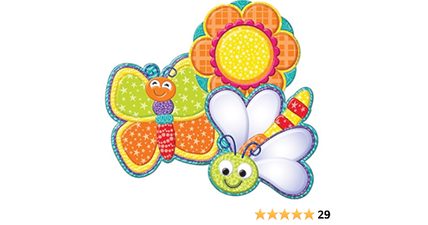 COLOR MY WORLD BUGS AND FLOWER CUT-OUT