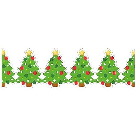 CHRISTMAS TREES BORDERS