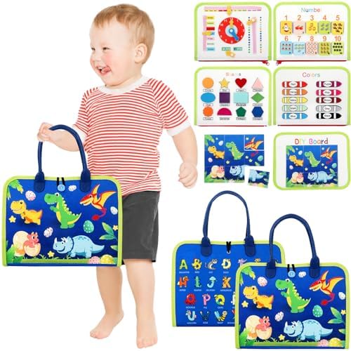 BUSY BOARD MONTESSORI BOOK FOR TODDLERS 1-4 YRS