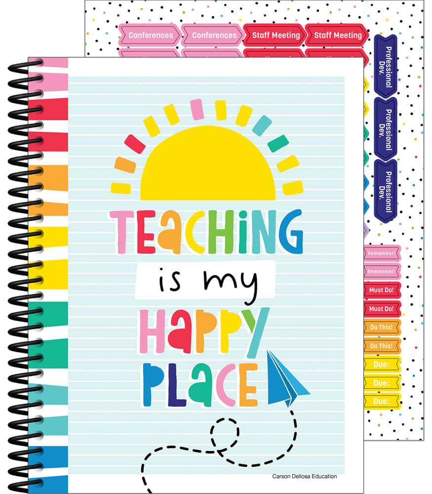 Happy Place Teacher Planner Spiral