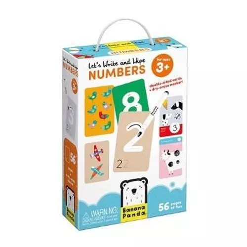 Let’s Write & Wipe Numbers Flsh Card